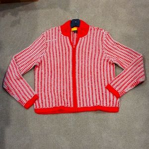 St. John Wool Zip-up